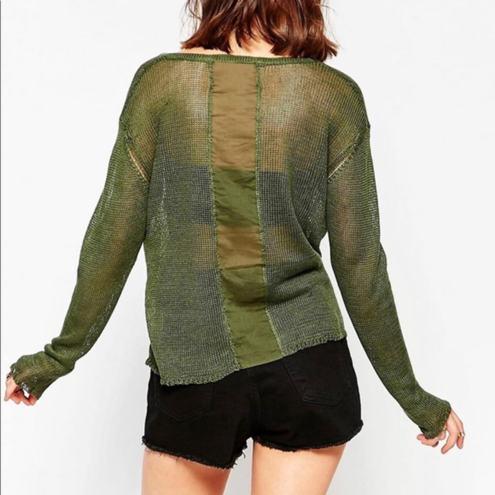 House Of Harlow 1960 Boho Knit Sweater